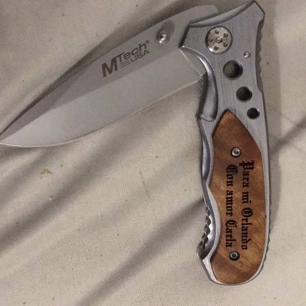Pocket nice written on it for my love Orlando